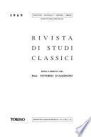 Rivista di studi classici