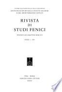 Rivista di studi fenici