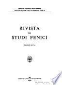 Rivista di studi fenici