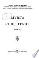 Rivista di studi fenici