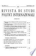 Rivista di studi politici internazionali