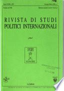 Rivista di studi politici internazionali