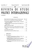 Rivista di studi politici internazionali