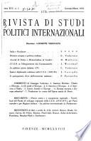 Rivista di studi politici internazionali