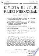 Rivista di studi politici internazionali