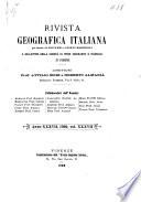 Rivista geografica italiana e Bollettino della Societa di studi geografici e coloniali in Firenze