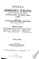 Rivista geografica italiana