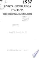 Rivista geografica italiana