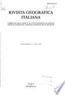 Rivista geografica italiana