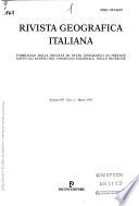 Rivista geografica italiana