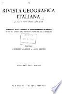 Rivista geografica italiana