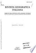 Rivista geografica italiana