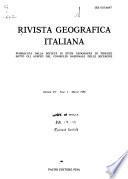 Rivista geografica italiana