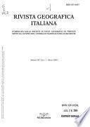 Rivista geografica italiana