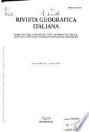 Rivista geografica italiana