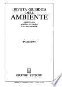 Rivista giuridica dell' ambiente