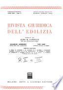 Rivista giuridica dell'edilizia