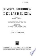 Rivista giuridica dell'edilizia