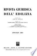 Rivista giuridica dell'edilizia