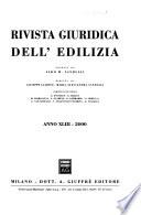 Rivista giuridica dell'edilizia