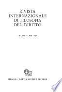 Rivista internazionale di filosofia del diritto