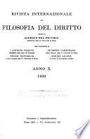 Rivista internazionale di filosofia del diritto