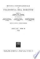 Rivista internazionale di filosofia del diritto
