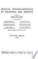 Rivista internazionale di filosofia del diritto