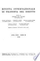 Rivista internazionale di filosofia del diritto