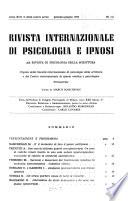 Rivista internazionale di psicologia e ipnosi