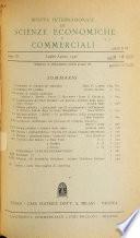 Rivista internazionale di scienze economiche e commerciali