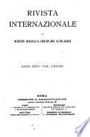 Rivista internazionale di scienze sociali e discipline ausiliarie