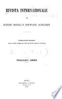 Rivista internazionale di scienze sociali e discipline ausiliarie