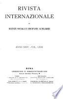 Rivista internazionale di scienze sociali e discipline ausiliarie