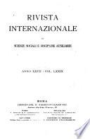 Rivista internazionale di scienze sociali e discipline ausiliarie