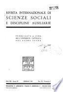 Rivista internazionale di scienze sociali e discipline ausiliarie