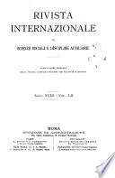 Rivista internazionale di scienze sociali e discipline ausiliarie pubblicazione periodica dell'Unione cattolica per gli studi sociali in Italia