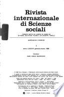 Rivista internazionale di scienze sociali