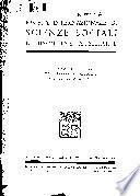 Rivista Internazionale Di Scienze Sociali