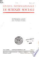 Rivista internazionale di scienze sociali