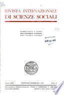 Rivista internazionale di scienze sociali