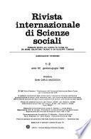 Rivista internazionale di scienze sociali