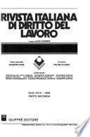 Rivista italiana di diritto del lavoro