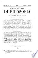 Rivista italiana di filosofia