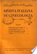 Rivista italiana di ginecologia pubblicazione bimestrale