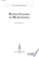 Rivista italiana di musicologia