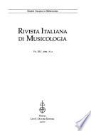 Rivista italiana di musicologia