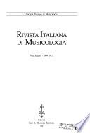 Rivista italiana di musicologia