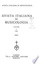 Rivista italiana di musicologia