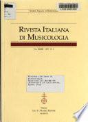 Rivista italiana di musicologia
